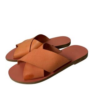 KYMA Women’s Slide Sandals Leather Size US 6 EU 36.